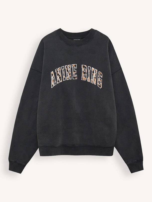 Ontdek de Miles katoenen sweater met logo van Anine Bing in de kleur Zwart bij Orangebag. Op werkdagen voor 21:45 besteld, morgen in huis.