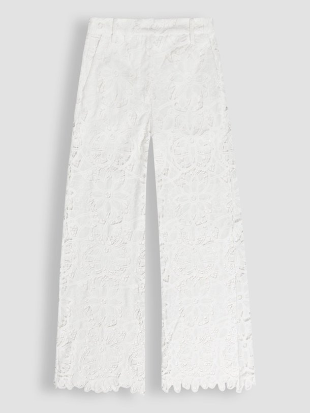 Munthe Eileen - Katoenen Kanten Broek - Wit Ontdek de Eileen katoenen kanten broek van Munthe in de kleur wit bij Orangebag. Op werkdagen voor 21:45 besteld, morgen in huis.