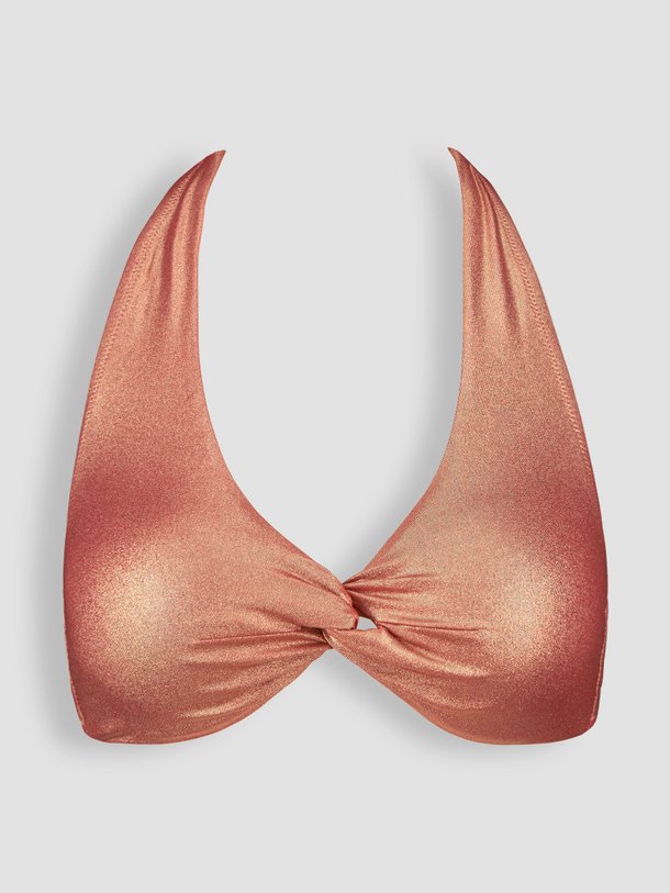 Ontdek de Sunlight Glow voorgevormde metallic bikinitop van Aubade in de kleur rosé bij Orangebag. Op werkdagen voor 21:45 besteld, morgen in huis.