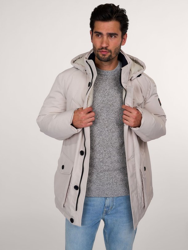 Ontdek de Osiass gewatteerde technische parka van Boss in de kleur beige bij Orangebag. Op werkdagen voor 21:45 besteld, morgen in huis.