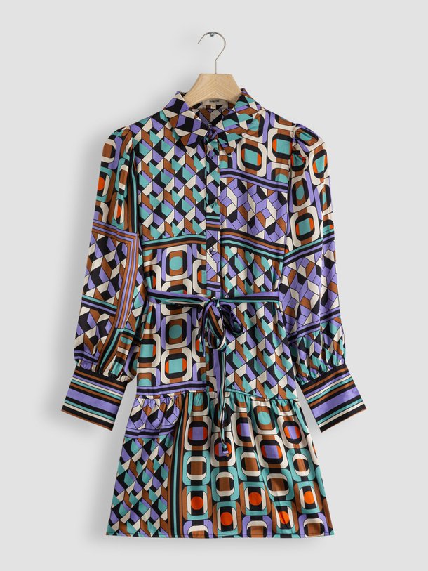 Ontdek de Camy geweven jurk met print van Suncoo in de kleur lila bij Orangebag. Op werkdagen voor 21:45 besteld, morgen in huis.
