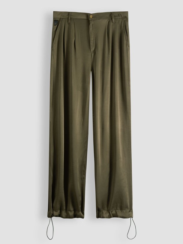 Ontdek de Wanda rayonmix loose fit broek van Lois in de kleur donkergroen bij Orangebag. Op werkdagen voor 21:45 besteld, morgen in huis.