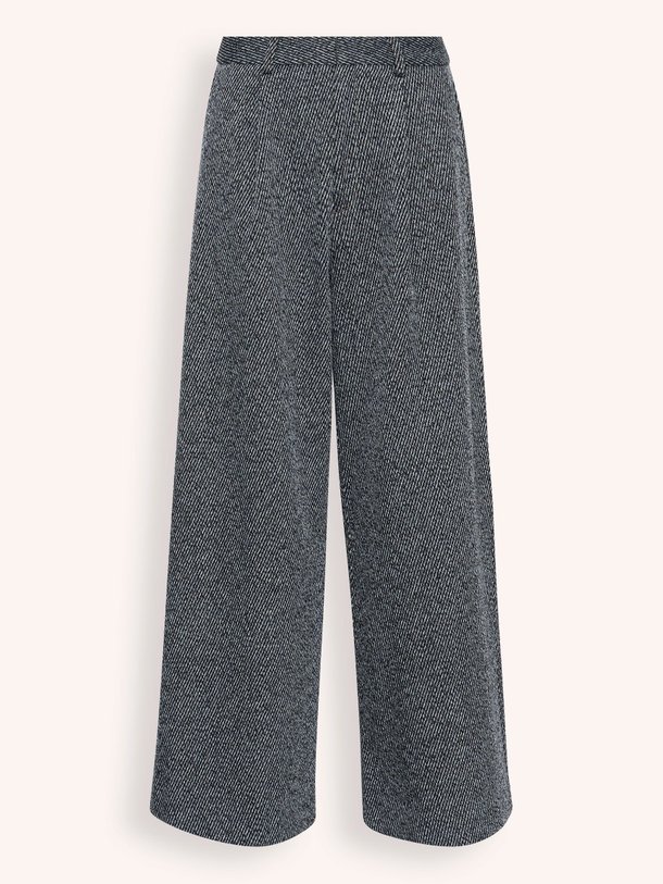 Ontdek de Belma wolmix pantalon met dessin van Gestuz in de kleur donkerblauw bij Orangebag. Op werkdagen voor 21:45 besteld, morgen in huis.