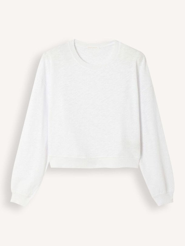 Ontdek de Sonoma katoenen slub longsleeve van American Vintage in de kleur Wit bij Orangebag. Op werkdagen voor 21:45 besteld, morgen in huis.