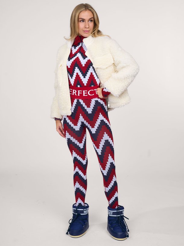 Ontdek de Jacquard technische ski legging met print van Perfect Moment in de kleur rood bij Orangebag. Op werkdagen voor 21:45 besteld, morgen in huis.