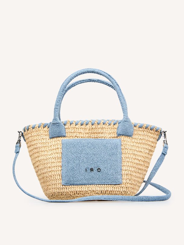 Ontdek de Narcy gevlochten schouder-/handtas van Iro in de kleur blauw bij Orangebag. Op werkdagen voor 21:45 besteld, morgen in huis.