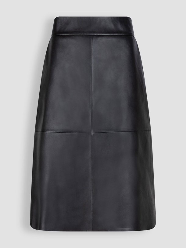 Ontdek de Noora lederen A-lijn rok van Dante 6 in de kleur zwart bij Orangebag. Op werkdagen voor 21:45 besteld, morgen in huis.
