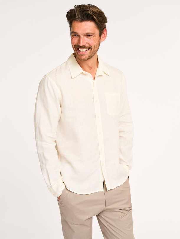 Ontdek de Linnen overhemd van Colorful Standard in de kleur ecru bij Orangebag. Op werkdagen voor 21:45 besteld, morgen in huis.