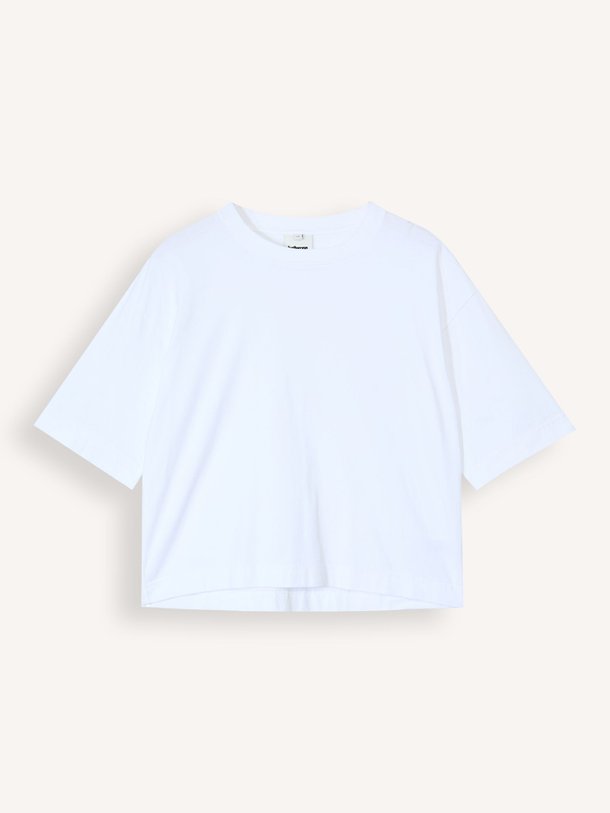 Ontdek de Fiore katoenen T-shirt van Bellerose in de kleur Wit bij Orangebag. Op werkdagen voor 21:45 besteld, morgen in huis.