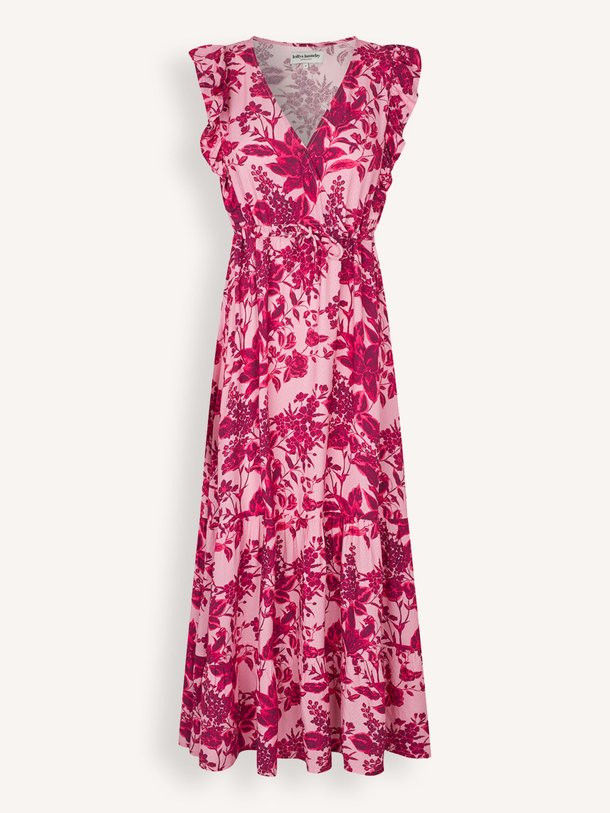 Ontdek de Samo eco vero viscose jurk met print van Lollys Laundry in de kleur Roze bij Orangebag. Op werkdagen voor 21:45 besteld, morgen in huis.