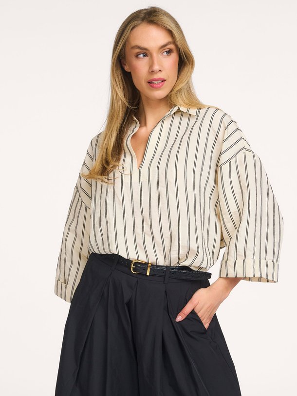 Ontdek de Modalmix gestreepte top van Summum bij Orangebag. Op werkdagen voor 21:45 besteld, morgen in huis.