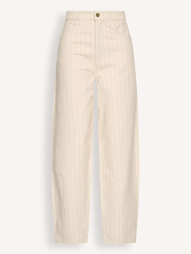 Ontdek de Lew high waist straight fit krijtstreep jeans van By-Bar in de kleur Ecru bij Orangebag. Op werkdagen voor 21:45 besteld, morgen in huis.