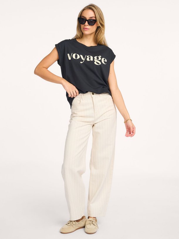 Ontdek de Lew high waist straight fit krijtstreep jeans van By-Bar in de kleur Ecru bij Orangebag. Op werkdagen voor 21:45 besteld, morgen in huis.