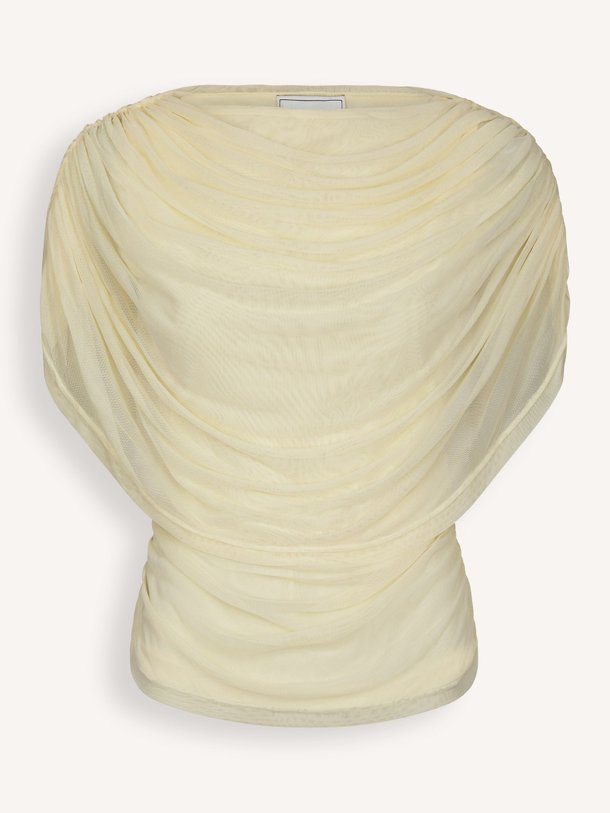 Ontdek de Cottuna geweven mesh top van Neo Noir in de kleur Lichtgeel bij Orangebag. Op werkdagen voor 21:45 besteld, morgen in huis.