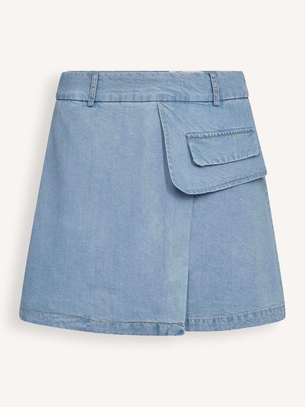 Ontdek de Tilly denim rok van Co'Couture in de kleur Blauw bij Orangebag. Op werkdagen voor 21:45 besteld, morgen in huis.