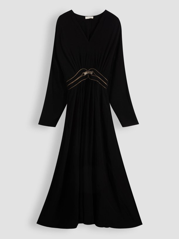 Ontdek de Alhambra ecovero viscose jurk van Louizon in de kleur zwart bij Orangebag. Op werkdagen voor 21:45 besteld, morgen in huis.