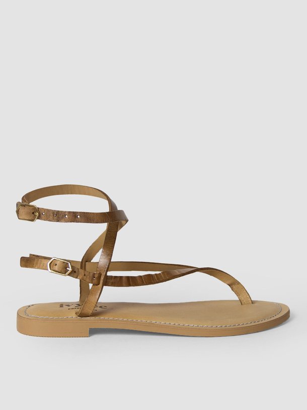 Ontdek de Olive lederen sandalen van Ivylee Copenhagen in de kleur cognac bij Orangebag. Op werkdagen voor 21:45 besteld, morgen in huis.