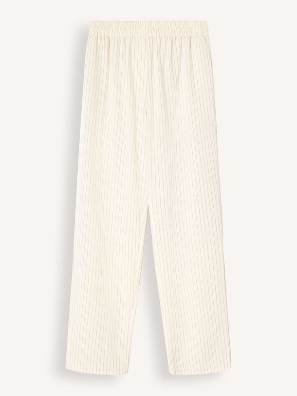 Ontdek de Jinou viscosemix gestreepte broek van Essentiel Antwerp in de kleur Off-white bij Orangebag. Op werkdagen voor 21:45 besteld, morgen in huis.