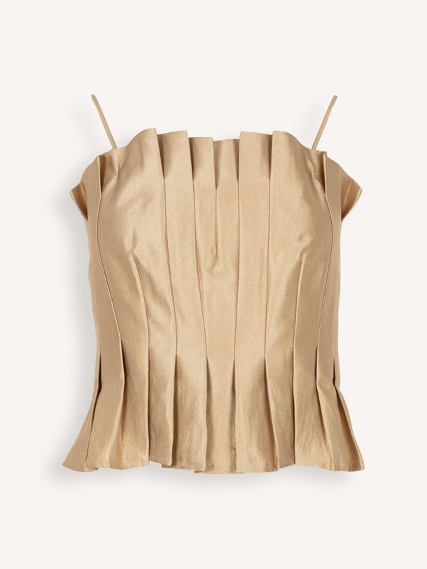 Ontdek de Talife viscosemix top van Freebird in de kleur Goudkleur bij Orangebag. Op werkdagen voor 21:45 besteld, morgen in huis.