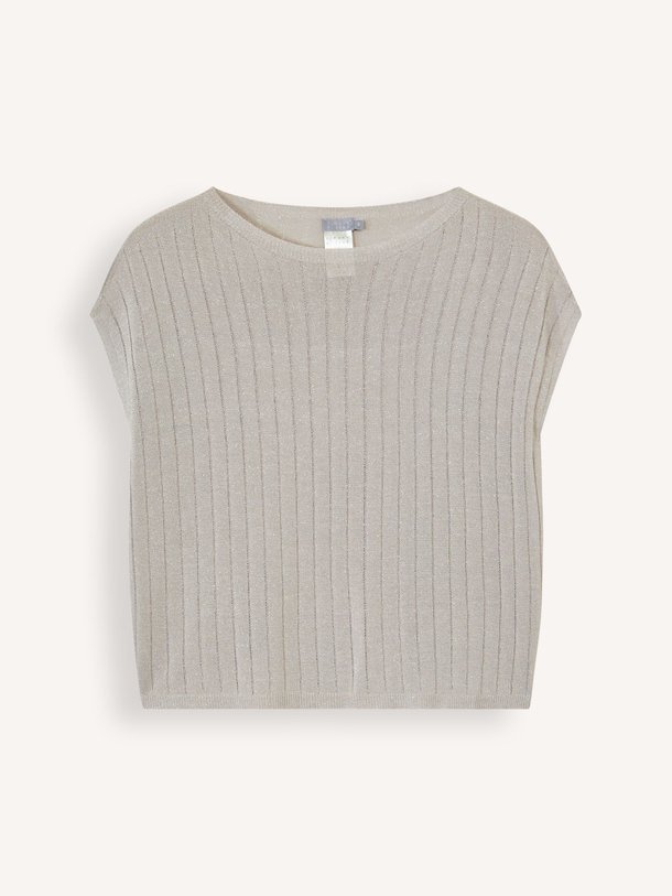 Ontdek de Viscosemix top met lurex van No Man's Land in de kleur Beige bij Orangebag. Op werkdagen voor 21:45 besteld, morgen in huis.