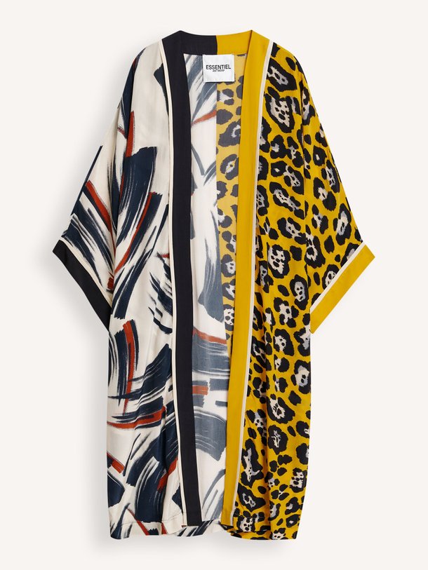 Ontdek de Jartist viscose kimono van Essentiel Antwerp in de kleur Geel bij Orangebag. Op werkdagen voor 21:45 besteld, morgen in huis.
