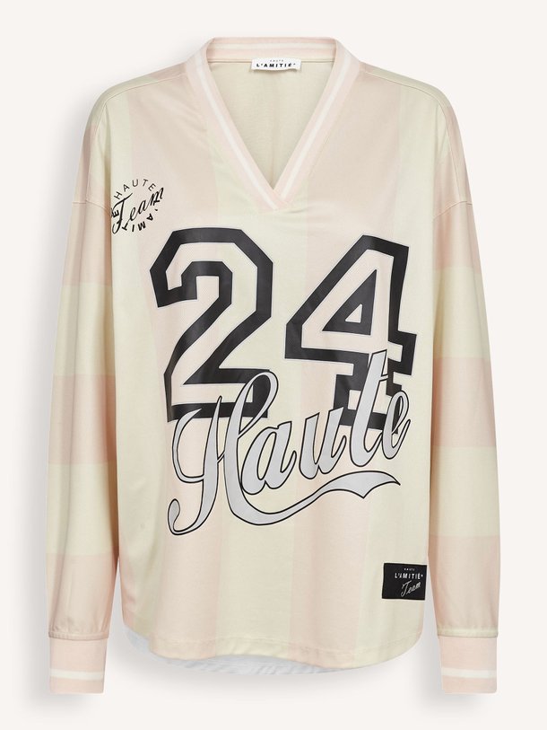 Ontdek de Geweven top met print van Haute L'Amitié in de kleur Crème bij Orangebag. Op werkdagen voor 21:45 besteld, morgen in huis.