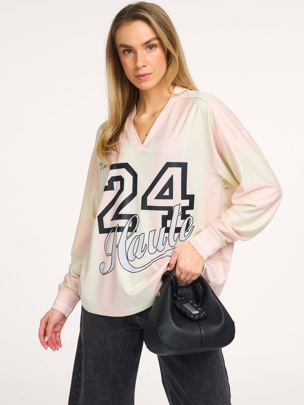 Ontdek de Geweven top met print van Haute L'Amitié in de kleur Crème bij Orangebag. Op werkdagen voor 21:45 besteld, morgen in huis.