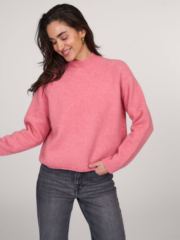 Ontdek de Lotiami alpacamix gemêleerde trui van Drykorn in de kleur lichtroze bij Orangebag. Op werkdagen voor 21:45 besteld, morgen in huis.