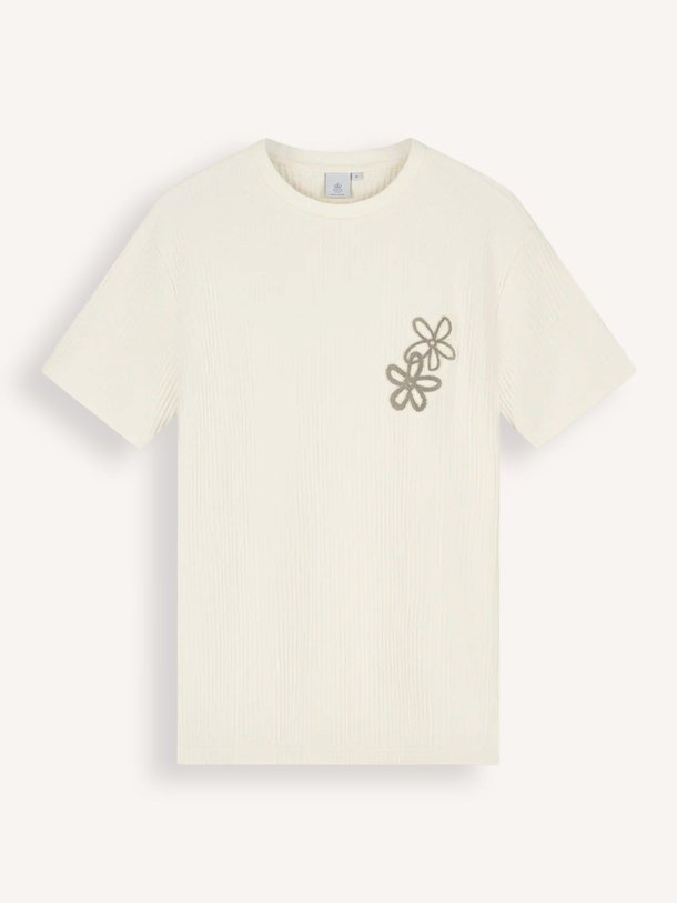 Ontdek de Salor katoenmix T-shirt van Law of the Sea in de kleur Crème bij Orangebag. Op werkdagen voor 21:45 besteld, morgen in huis.
