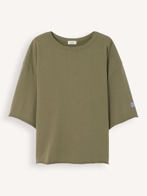 Ontdek de Ykobow katoenen T-shirt van American Vintage in de kleur Groen bij Orangebag. Op werkdagen voor 21:45 besteld, morgen in huis.