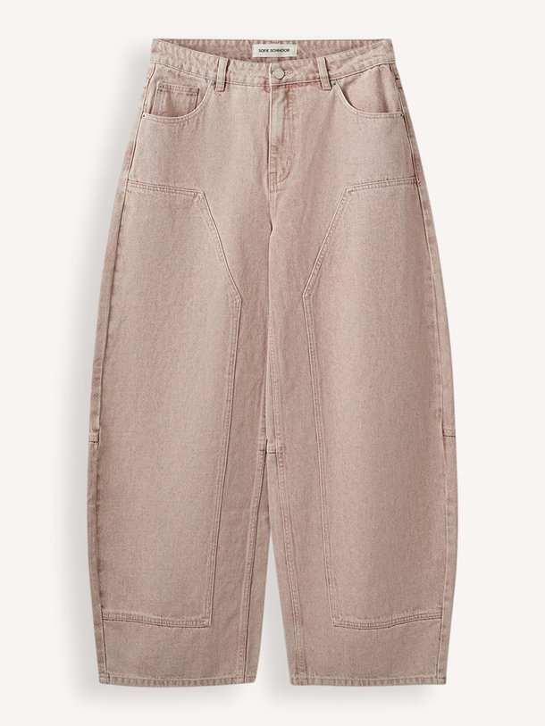 Ontdek de Sonja mid waist barrel fit non-stretch jeans van Sofie Schnoor in de kleur Roze bij Orangebag. Op werkdagen voor 21:45 besteld, morgen in huis.