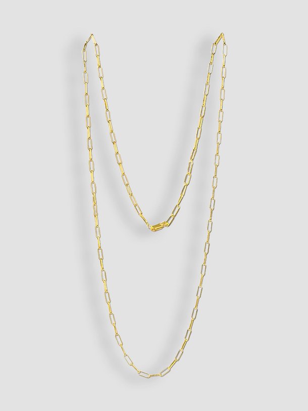 Ontdek de Vergulde chain halsketting van By-Bar in de kleur goudkleur bij Orangebag. Op werkdagen voor 21:45 besteld, morgen in huis.