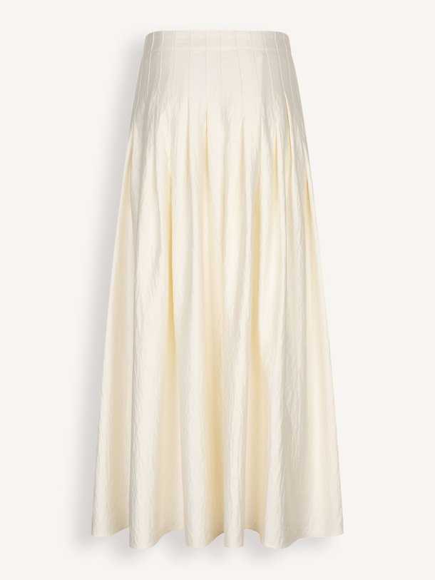 Ontdek de Cansu geweven geplooide maxi rok van Ruby Tuesday in de kleur Crème bij Orangebag. Op werkdagen voor 21:45 besteld, morgen in huis.