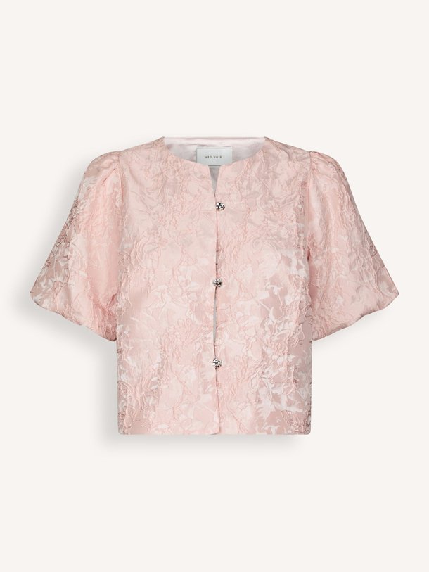 Ontdek de Aisa geweven blouse met dessin van Neo Noir in de kleur Lichtroze bij Orangebag. Op werkdagen voor 21:45 besteld, morgen in huis.