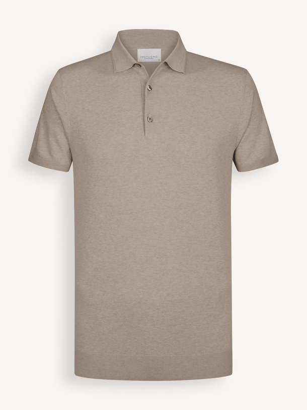 Ontdek de Lyocellmix polo van Profuomo in de kleur Lichtbruin bij Orangebag. Op werkdagen voor 21:45 besteld, morgen in huis.