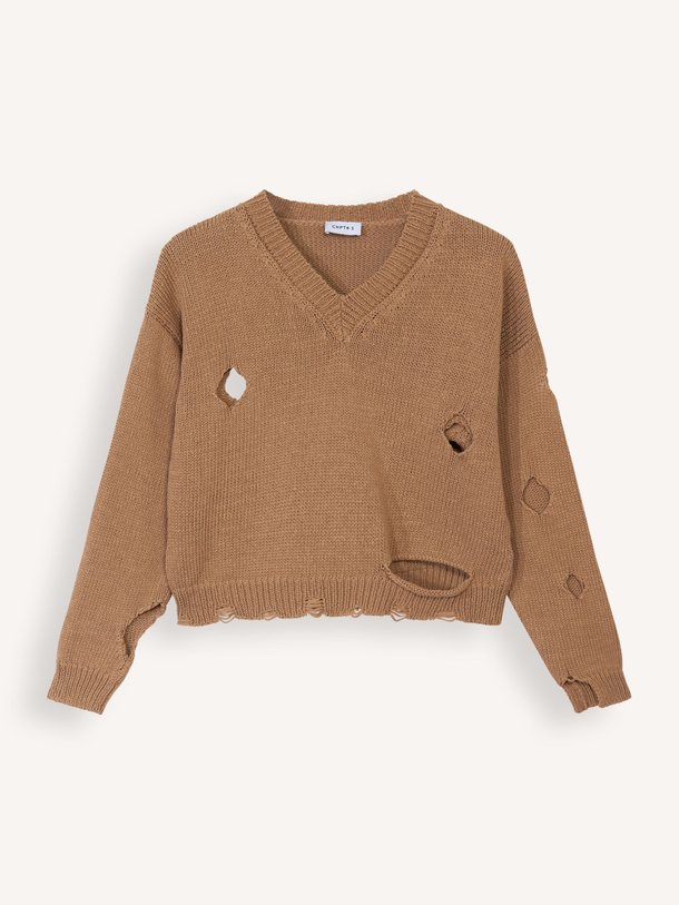 Ontdek de Jessica katoenen trui van Chptr-s in de kleur camel bij Orangebag. Op werkdagen voor 21:45 besteld, morgen in huis.
