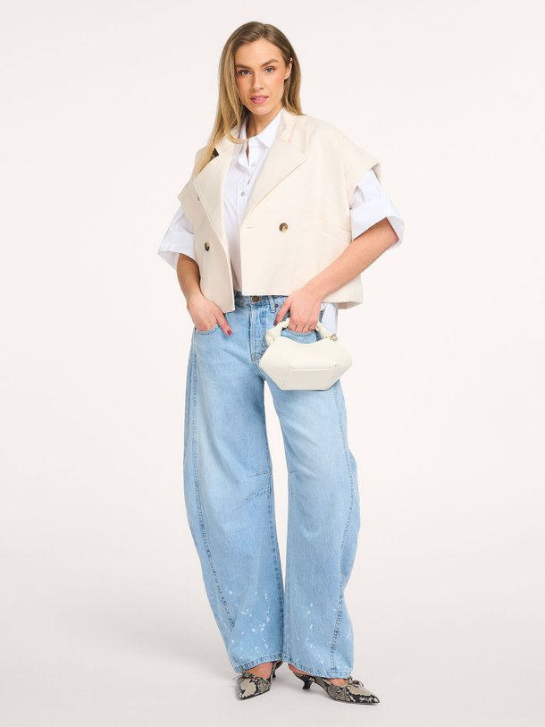 Ontdek de Paco katoenmix oversized gilet van Ruby Tuesday in de kleur Crème bij Orangebag. Op werkdagen voor 21:45 besteld, morgen in huis.