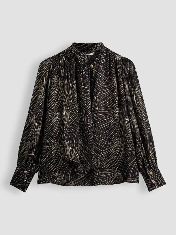 Ontdek de Viscose top met print van Summum in de kleur zwart bij Orangebag. Op werkdagen voor 21:45 besteld, morgen in huis.