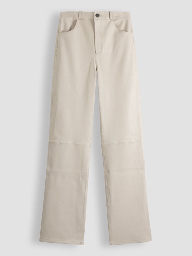Ontdek de Lunya lederen broek van Studio AR in de kleur crème bij Orangebag. Op werkdagen voor 21:45 besteld, morgen in huis.