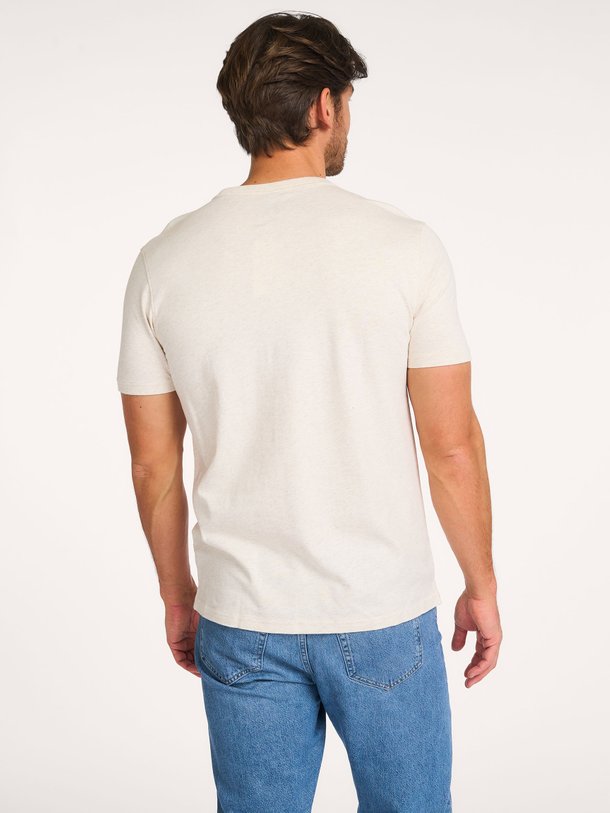 Ontdek de Katoenen gemêleerd T-shirt van Profuomo in de kleur beige bij Orangebag. Op werkdagen voor 21:45 besteld, morgen in huis.