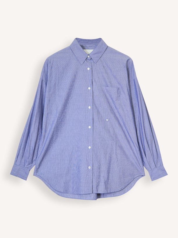 Ontdek de Giorgia katoenen gestreepte blouse van Bellerose in de kleur Lavendel bij Orangebag. Op werkdagen voor 21:45 besteld, morgen in huis.