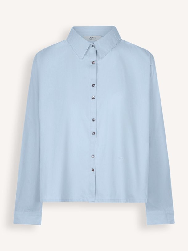 Ontdek de Ielek katoenen blouse van Ruby Tuesday in de kleur Blauw bij Orangebag. Op werkdagen voor 21:45 besteld, morgen in huis.