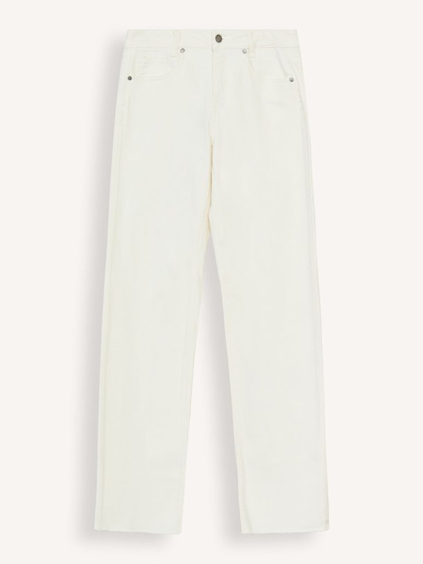 Ontdek de Daisy high waist straight fit stretch jeans van My Essential Wardrobe in de kleur crème bij Orangebag. Op werkdagen voor 21:45 besteld, morgen in huis.