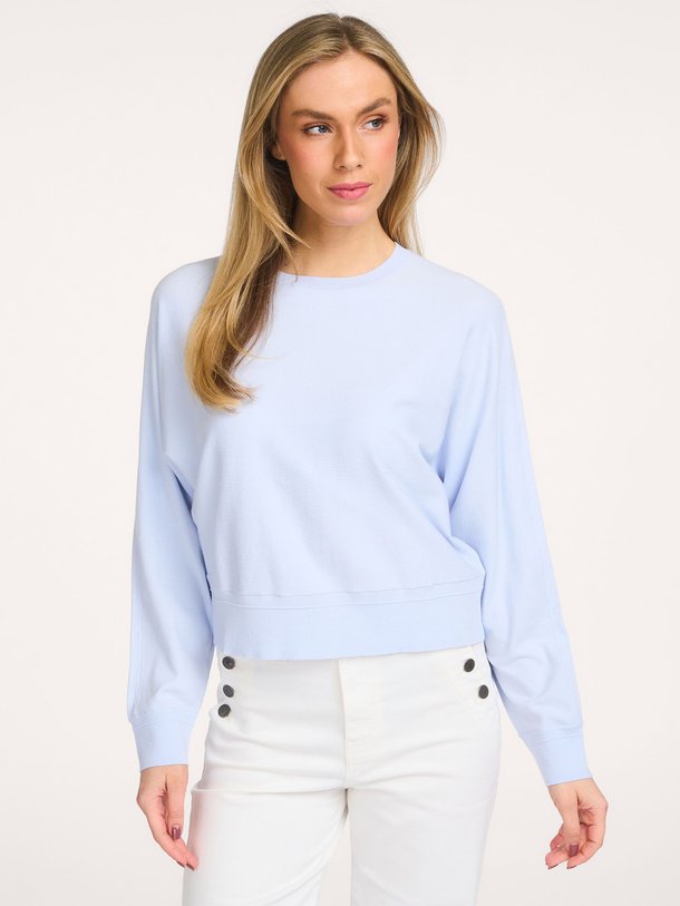 Ontdek de Viscosemix trui van Yaya in de kleur Lichtblauw bij Orangebag. Op werkdagen voor 21:45 besteld, morgen in huis.