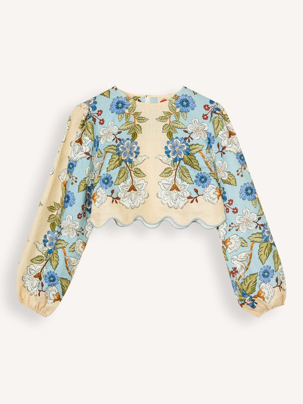 Ontdek de Linnen top met print van Farm Rio in de kleur Beige bij Orangebag. Op werkdagen voor 21:45 besteld, morgen in huis.