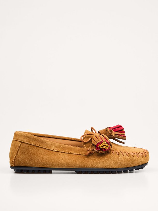 Ontdek de Shibu suède loafers van Toral in de kleur Cognac bij Orangebag. Op werkdagen voor 21:45 besteld, morgen in huis.