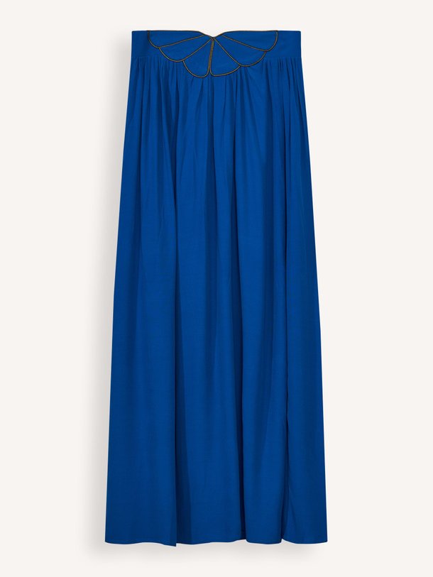Ontdek de Fakra viscose rok van Louizon in de kleur blauw bij Orangebag. Op werkdagen voor 21:45 besteld, morgen in huis.