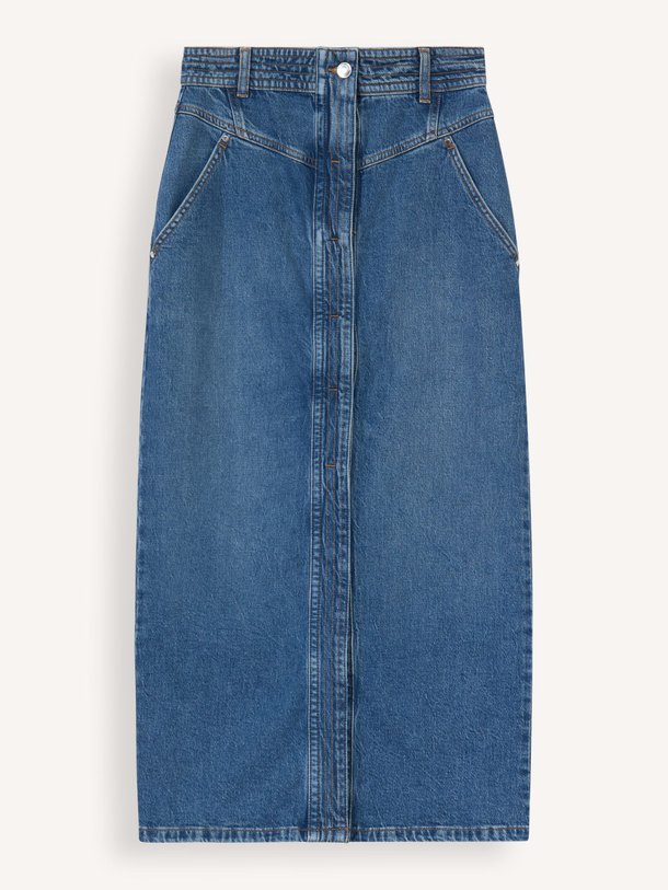 Ontdek de Garice denim rok van Iro in de kleur blauw bij Orangebag. Op werkdagen voor 21:45 besteld, morgen in huis.