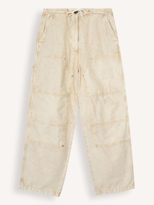 Ontdek de Phantom katoenen broek van Bellerose in de kleur Beige bij Orangebag. Op werkdagen voor 21:45 besteld, morgen in huis.