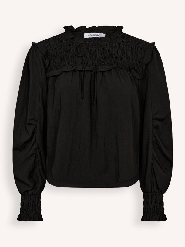 Ontdek de Viva viscosemix top van Co'Couture in de kleur zwart bij Orangebag. Op werkdagen voor 21:45 besteld, morgen in huis.